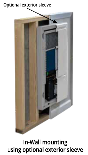 Innovative Wall Mounted IN Wall Dehumidifier with Bi-Polar Ion Generator
