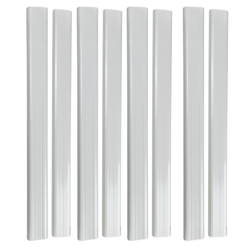 White Line Set Cover Guard – Complete Wall Duct Kit (12 ft.)